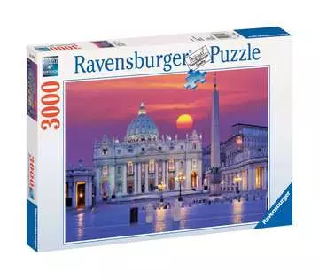 Katedrála sv. Petra, Řím 3000 dílků 2D Puzzle;Puzzle pro dospělé - obrázek 1 - Ravensburger