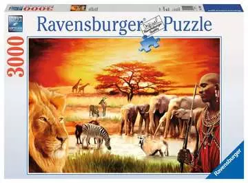 SAWANNA MASAJÓW 3000EL Puzzle;Puzzle dla dorosłych - Zdjęcie 1 - Ravensburger