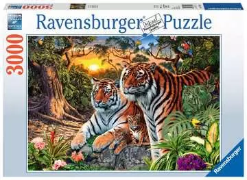 UKRYTY TYGRYS 3000EL. Puzzle;Puzzle dla dorosłych - Zdjęcie 1 - Ravensburger