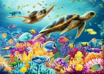 Pestrobarevný podmořský svět 1000 dílků 2D Puzzle;Puzzle pro dospělé - obrázek 2 - Ravensburger