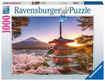 Rozkvetlé třešně v Japonsku 1000 dílků 2D Puzzle;Puzzle pro dospělé - obrázek 1 - Ravensburger