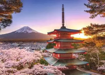 Ciliegi in fiore e Monte Fuji Puzzle;Puzzle da Adulti - immagine 2 - Ravensburger