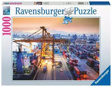 Přístav Hamburg 1000 dílků 2D Puzzle;Puzzle pro dospělé - obrázek 1 - Ravensburger