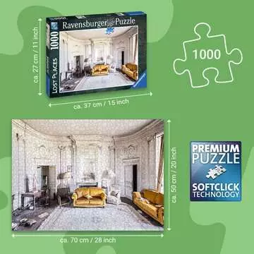 Ztracená místa: Bílý pokoj 1000 dílků 2D Puzzle;Puzzle pro dospělé - obrázek 4 - Ravensburger