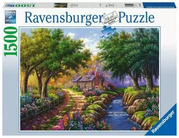 Chata u řeky 1500 dílků 2D Puzzle;Puzzle pro dospělé - obrázek 1 - Ravensburger