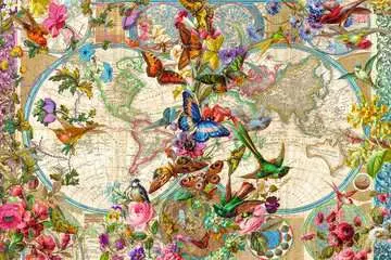 Mapa mundial de flora y fauna Puzzles;Puzzle Adultos - imagen 2 - Ravensburger