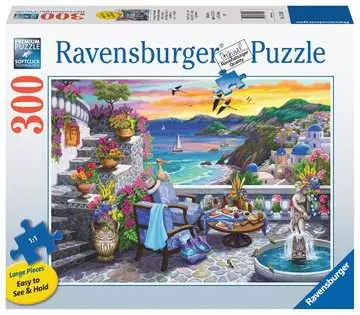 Coucher de soleil sur Santorin 300p Puzzle;Puzzles adultes - Image 1 - Ravensburger