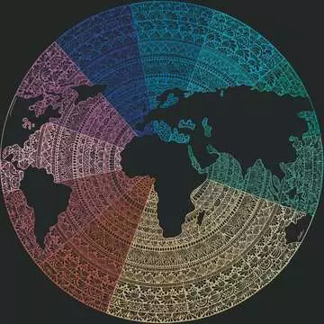 Puzzle rond 500 p - Mandala (Circle of Colors) Puzzle;Puzzles adultes - Image 2 - Ravensburger
