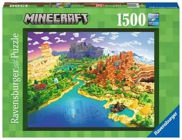 Puzzle 1500 p - Le monde de Minecraft Puzzle;Puzzles adultes - Image 1 - Ravensburger