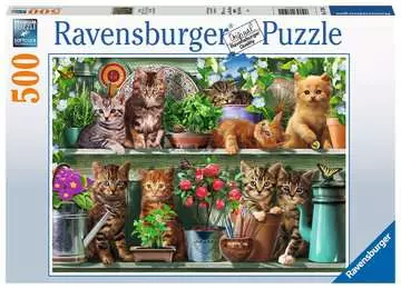 17194 1  戸棚の中の子猫たち 500ピース パズル;大人向けパズル - 画像 1 - Ravensburger
