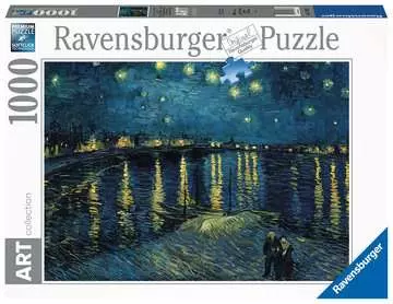 17233 7  ゴッホ「ローヌ川の星月夜」 1000ピース パズル;大人向けパズル - 画像 1 - Ravensburger