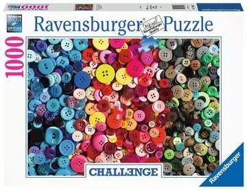17260 3  カラフル・ボタン 1000ピース パズル;大人向けパズル - 画像 1 - Ravensburger