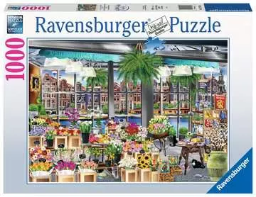17276 4  アムステルダムの花市場 1000ピース パズル;大人向けパズル - 画像 1 - Ravensburger