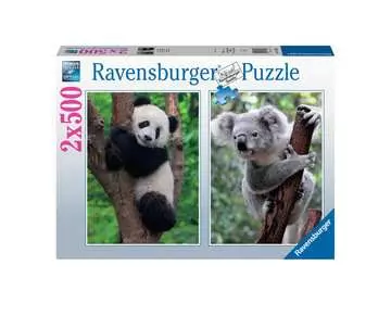Panda e koala Puzzle;Puzzle da Adulti - immagine 1 - Ravensburger