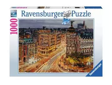 Dipinto di Madrid, la Gran via Puzzle;Puzzle da Adulti - immagine 1 - Ravensburger