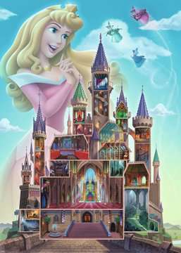 PUZZLE DISNEY CASTLES AURORA 1000 PIEZAS