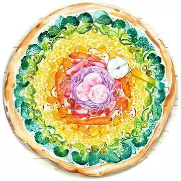 Circle of Colours - Pizza Puslespil;Puslespil for voksne - Billede 2 - Ravensburger