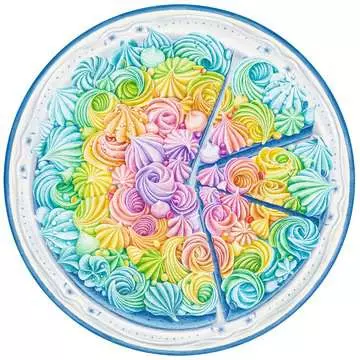 Puzzle rond 500 p - Rainbow cake (Circle of Colors) Puzzle;Puzzles adultes - Image 2 - Ravensburger