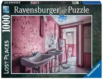 Ztracená místa: Růžová koupelna 1000 dílků 2D Puzzle;Puzzle pro dospělé - obrázek 1 - Ravensburger