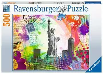 New York Postcard Puslespil;Puslespil for voksne - Billede 1 - Ravensburger