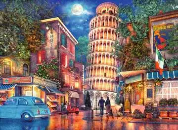 Evening in Pisa Puslespill;Voksenpuslespill - bilde 2 - Ravensburger