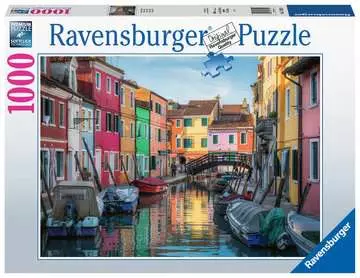 Burano, Itálie 1000 dílků 2D Puzzle;Puzzle pro dospělé - obrázek 1 - Ravensburger