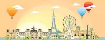 Den v Paříži 1000 dílků Panorama 2D Puzzle;Puzzle pro dospělé - obrázek 2 - Ravensburger