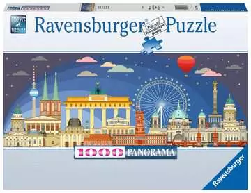 Berlín v noci 1000 dílků Panorama 2D Puzzle;Puzzle pro dospělé - obrázek 1 - Ravensburger