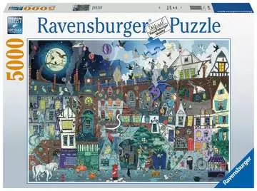 Fantasy, Viktoriánská ulice 5000 dílků 2D Puzzle;Puzzle pro dospělé - obrázek 1 - Ravensburger