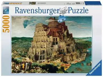 Brueghel starší: Stavba babylonské věže 5000 dílků 2D Puzzle;Puzzle pro dospělé - obrázek 1 - Ravensburger