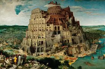 Brueghel starší: Stavba babylonské věže 5000 dílků 2D Puzzle;Puzzle pro dospělé - obrázek 2 - Ravensburger