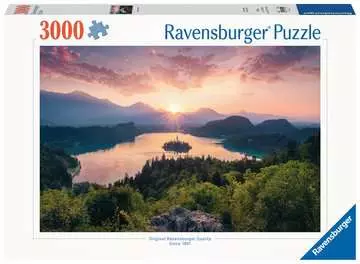 AT: Laks Bled Slovenia 3000p Pussel;Vuxenpussel - bild 1 - Ravensburger