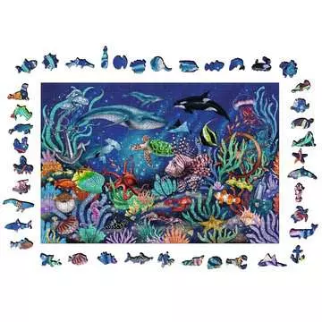 Fondale marino - 500 pz Puzzle;Puzzle di legno - immagine 3 - Ravensburger