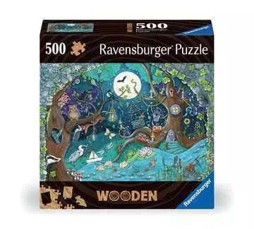 Dřevěné puzzle Kouzelný les 500 dílků 2D Puzzle;Puzzle pro dospělé - obrázek 1 - Ravensburger