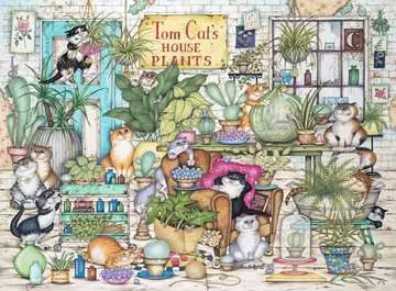 Crazy Cats - Tom Cat’s House Plants Puslespil;Puslespil for voksne - Billede 2 - Ravensburger