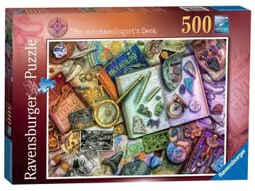 The Archaeologist’s Desk, Aimee Stewart Pussel;Vuxenpussel - bild 1 - Ravensburger