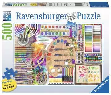La palette de l artiste Puzzles;Puzzles pour adultes - Image 1 - Ravensburger