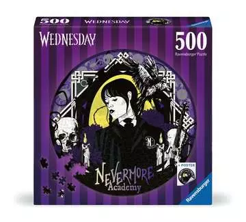 Kruhové puzzle: Wednesday 500 dílků 2D Puzzle;Puzzle pro dospělé - obrázek 1 - Ravensburger