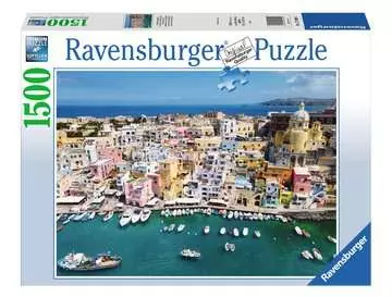 Colorful Procida Italy 1500p Palapelit;Aikuisten palapelit - Kuva 1 - Ravensburger