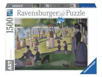 Georges Seurat: Nedělní odpoledne na ostrově Grande Jatte 1500 dílků 2D Puzzle;Puzzle pro dospělé - obrázek 1 - Ravensburger
