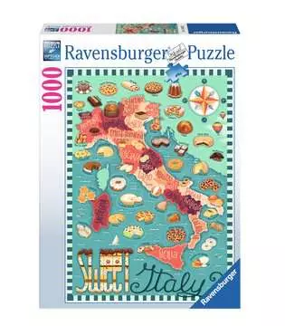 Map of Italy - Sweet 1000p Palapelit;Aikuisten palapelit - Kuva 1 - Ravensburger