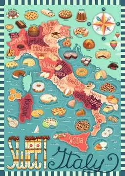 Map of Italy - Sweet 1000p Puslespill;Voksenpuslespill - bilde 2 - Ravensburger