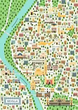 Map of Seville 1000p Puzzle;Puzzles adultes - Image 2 - Ravensburger