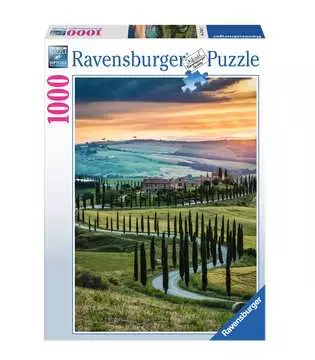 Italian landscapes: Val d Orcia, Tuscany Puzzels;Puzzels voor volwassenen - image 1 - Ravensburger