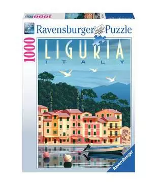 Puzzle 1000 p -  Carte postale de Ligurie Puzzle;Puzzles adultes - Image 1 - Ravensburger