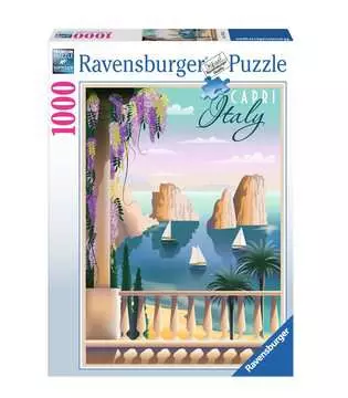 Puzzle 1000 p - Carte postale de Capri Puzzle;Puzzles adultes - Image 1 - Ravensburger