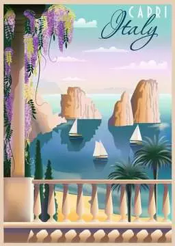 Pohlednice z Capri 1000 dílků 2D Puzzle;Puzzle pro dospělé - obrázek 2 - Ravensburger