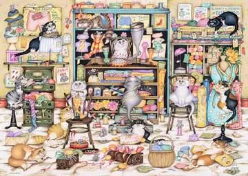 Crazy Cats - Haberdashery Puslespill;Voksenpuslespill - bilde 2 - Ravensburger