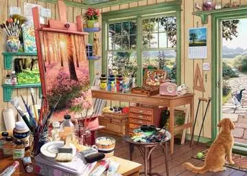 Umělcova chatka 1000 dílků 2D Puzzle;Puzzle pro dospělé - obrázek 2 - Ravensburger