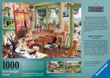 Umělcova chatka 1000 dílků 2D Puzzle;Puzzle pro dospělé - obrázek 3 - Ravensburger